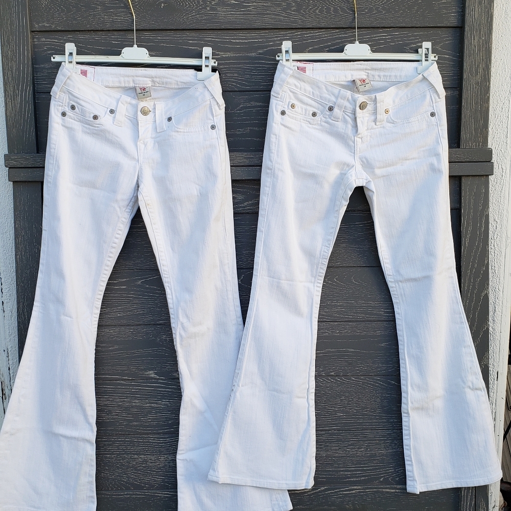 White true religion jeans